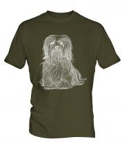 Havanese Sketch Mens T-Shirt