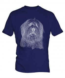 Old English Sheepdog Sketch Mens T-Shirt