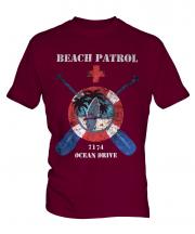 Ocean Drive Beach Patrol Mens T-Shirt
