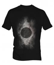 Brazil Flag Faded Print Mens T-Shirt