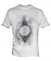 Brazil Flag Faded Print Mens T-Shirt