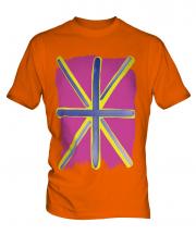 Pop Art Union Jack Mens T-Shirt