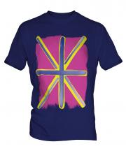 Pop Art Union Jack Mens T-Shirt