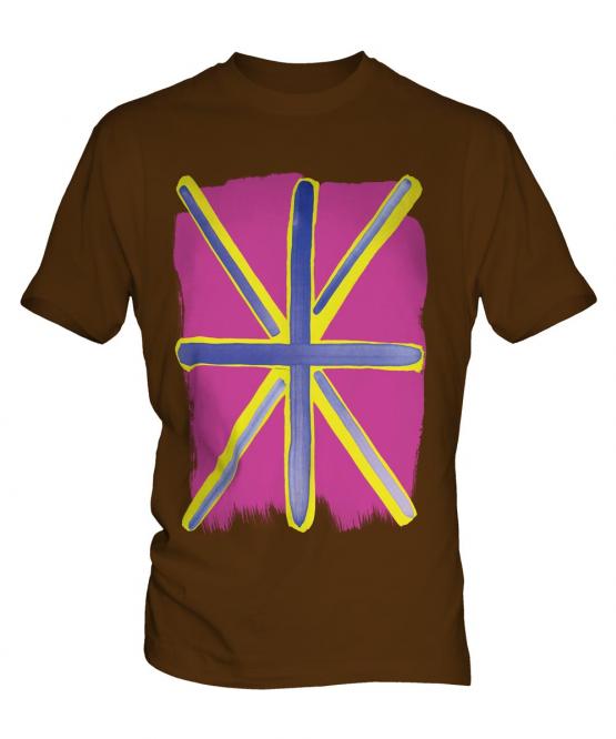 Pop Art Union Jack Mens T-Shirt