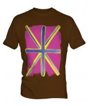 Pop Art Union Jack Mens T-Shirt