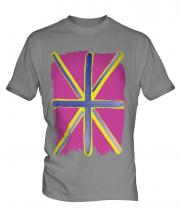 Pop Art Union Jack Mens T-Shirt