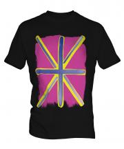 Pop Art Union Jack Mens T-Shirt