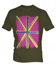 Pop Art Union Jack Mens T-Shirt