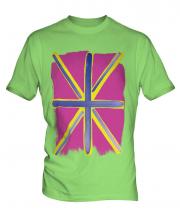 Pop Art Union Jack Mens T-Shirt