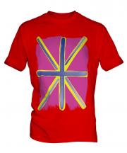 Pop Art Union Jack Mens T-Shirt
