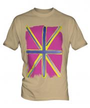 Pop Art Union Jack Mens T-Shirt