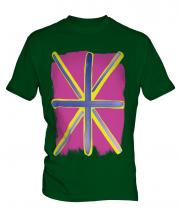 Pop Art Union Jack Mens T-Shirt