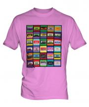 Pop Art Cassette Tapes Mens T-Shirt