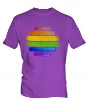 Gay Pride Watercolour Mens T-Shirt
