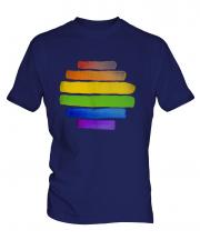 Gay Pride Watercolour Mens T-Shirt