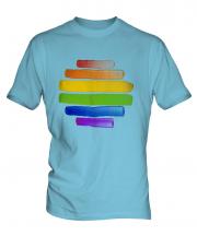 Gay Pride Watercolour Mens T-Shirt