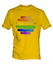 Gay Pride Watercolour Mens T-Shirt