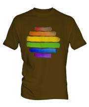 Gay Pride Watercolour Mens T-Shirt