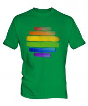 Gay Pride Watercolour Mens T-Shirt