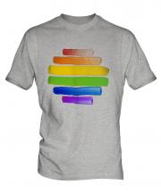 Gay Pride Watercolour Mens T-Shirt