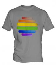 Gay Pride Watercolour Mens T-Shirt