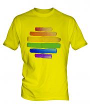 Gay Pride Watercolour Mens T-Shirt