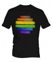 Gay Pride Watercolour Mens T-Shirt