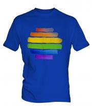 Gay Pride Watercolour Mens T-Shirt