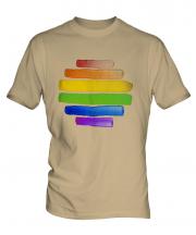 Gay Pride Watercolour Mens T-Shirt