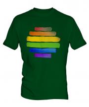 Gay Pride Watercolour Mens T-Shirt