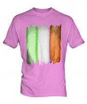 Ireland Flag Watercolour Mens T-Shirt