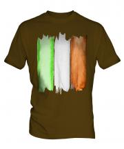Ireland Flag Watercolour Mens T-Shirt