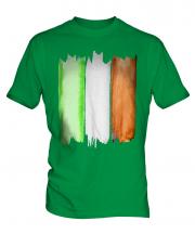 Ireland Flag Watercolour Mens T-Shirt