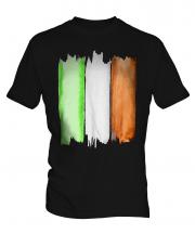 Ireland Flag Watercolour Mens T-Shirt