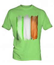 Ireland Flag Watercolour Mens T-Shirt