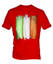 Ireland Flag Watercolour Mens T-Shirt