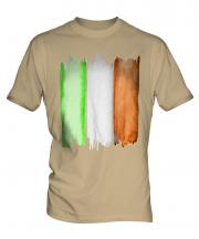Ireland Flag Watercolour Mens T-Shirt