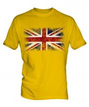 Union Jack Distressed Flag Mens T-Shirt