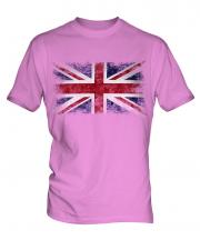 Union Jack Distressed Flag Mens T-Shirt