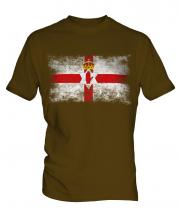 Northern Ireland Distressed Flag Mens T-Shirt