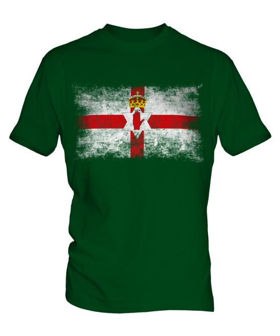 Northern Ireland Distressed Flag Mens T-Shirt
