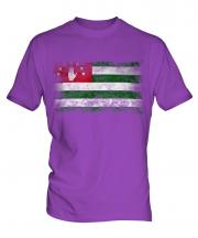 Abkhazia Distressed Flag Mens T-Shirt