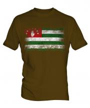 Abkhazia Distressed Flag Mens T-Shirt