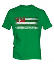 Abkhazia Distressed Flag Mens T-Shirt