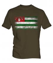 Abkhazia Distressed Flag Mens T-Shirt