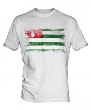 Abkhazia Distressed Flag Mens T-Shirt