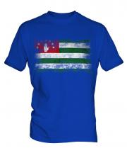 Abkhazia Distressed Flag Mens T-Shirt