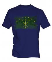 Adygea Distressed Flag Mens T-Shirt
