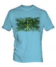 Adygea Distressed Flag Mens T-Shirt