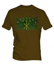 Adygea Distressed Flag Mens T-Shirt